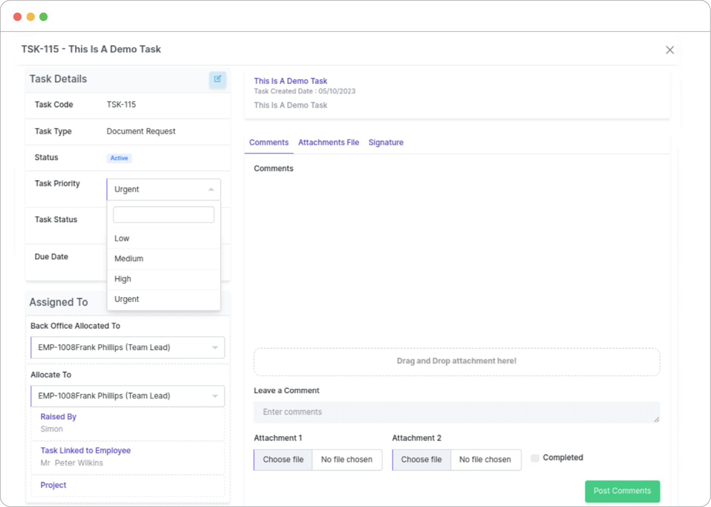 Employee Records (Database) Software for Home Office Compliance Management